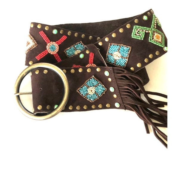 🌵VINTAGE TASHA POLIZZI SUEDE BELT 🌵